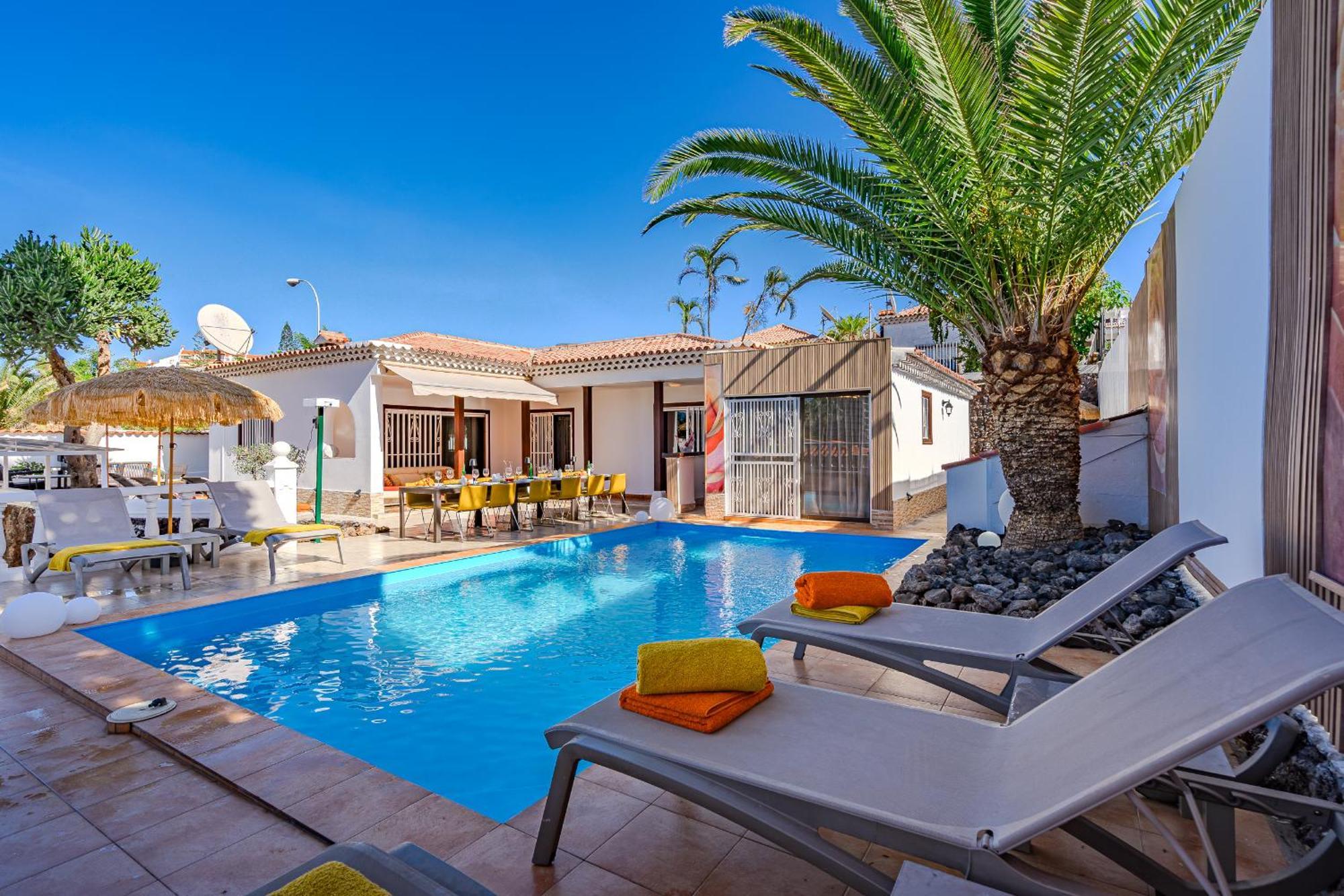 Villa 4Bed Private Pool En Los Cristianos ลอส กริสเตียนอส ภายนอก รูปภาพ
