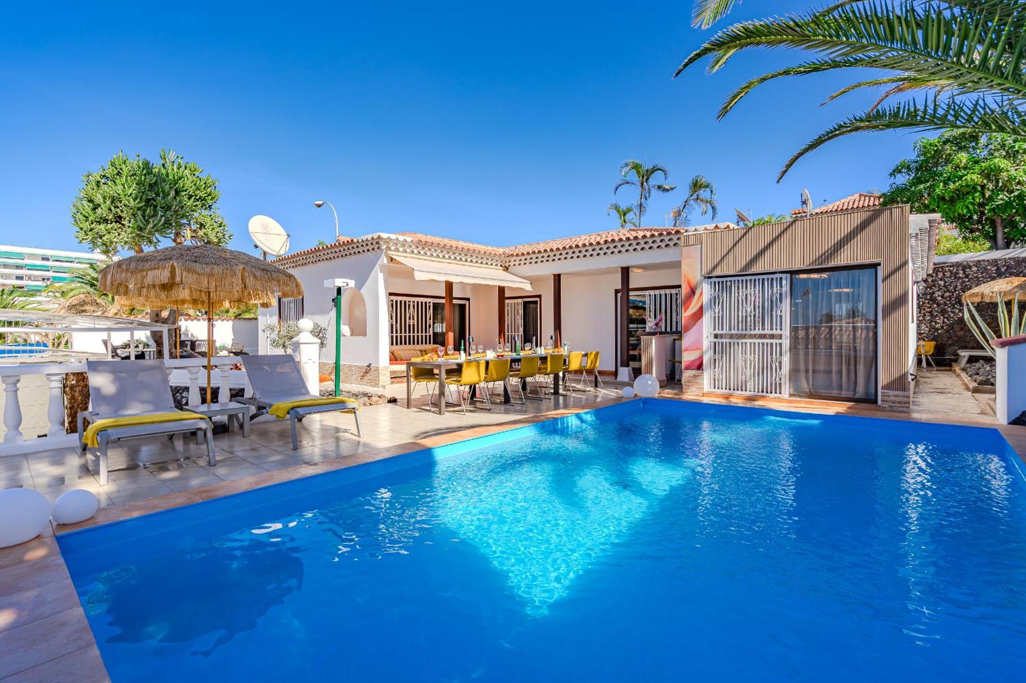 Villa 4Bed Private Pool En Los Cristianos ลอส กริสเตียนอส ภายนอก รูปภาพ